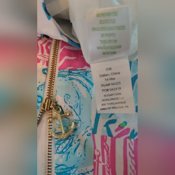 NEW Lilly Pulitzer You Gotta Regatta Franco Sz 00 Strapless Sailing Tuxedo Dress - Picture 8 of 9